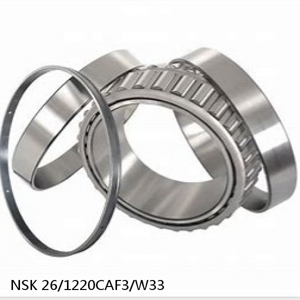 26/1220CAF3/W33 NSK Tapered Roller Bearings Double-row